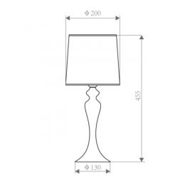 Sobremesa LOLA cuero 1 x 60w e-27 - ALEMAR
