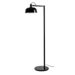 Lámpara pie TATAWIN cristal negro Faro