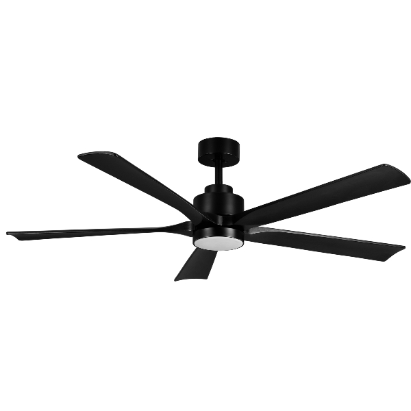 Ventilador Cairo Negro Fabrilamp - Motor DC Ø132cm