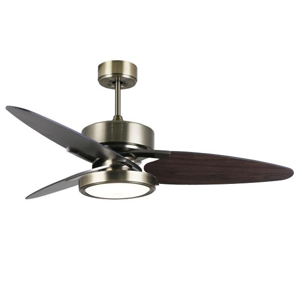 Ventilador Cross Oro Envejecido Fabrilamp - Motor DC Ø132cm