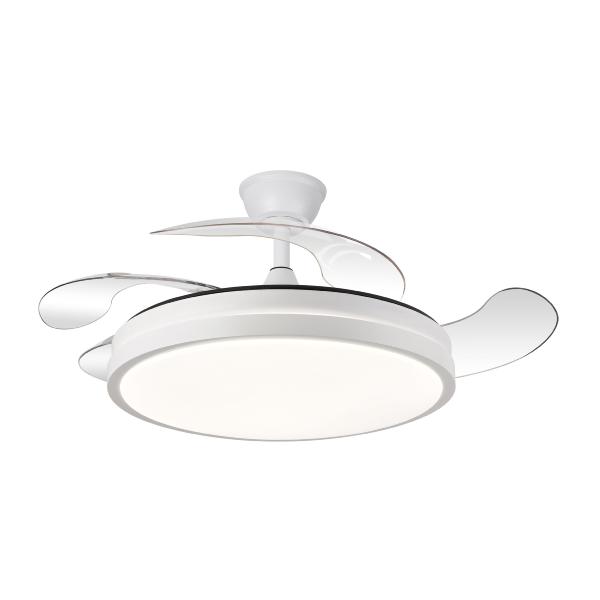 Ventilador Escorpion Blanco Fabrilamp - Motor DC Ø107cm