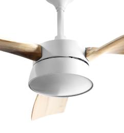 Ventilador Estio Blanco Haya Fabrilamp - Motor DC Ø132cm