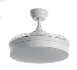 Ventilador MDC - Mistra Blanco aspas retractiles 107cm.Ø