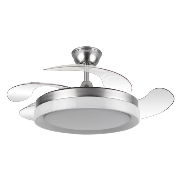 Ventilador Zenit Niquel Fabrilamp - Motor DC Ø107cm