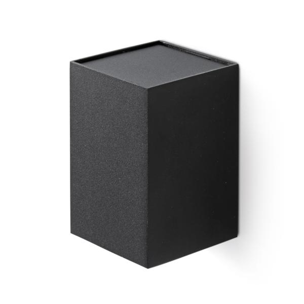 Aplique LUNE cuadrado negro Faro Barcelona 