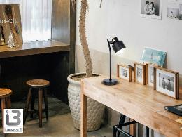 i3-ERIKA- SOBREMESA 1L NEGRO-COBRE - ILUMINACION i3 By SCHULLER