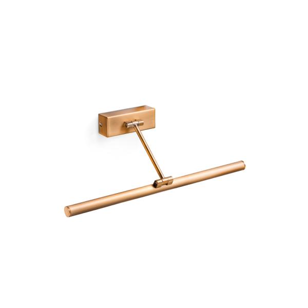 Iluminacuadros MAGRITTE 450 oro viejo LED Faro