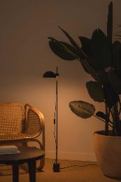 Lámpara de pie MATILDA negra Faro Barcelona