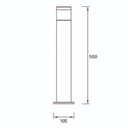 Baliza exterior arrow Forlight - luz LED