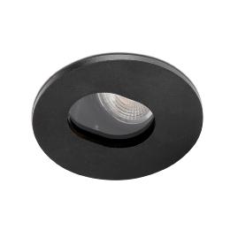 Empotrable NIVA Pinhole IP65 orientable Negro Faro