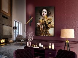 APLIQUE VARAS ORO/NEGRO 3L - SCHULLER