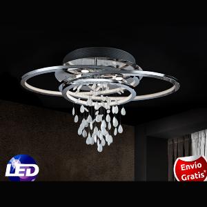 Plafón Bruma Schuller. Semiplafón LED Ø90cm. Almendros.