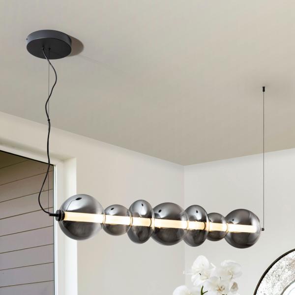 GLADIS- LAMPARA GRANDE NEGRO-SMOKE - SCHULLER