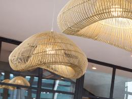 SABAH - LAMPARA RATAN NATURAL 55CM - SCHULLER