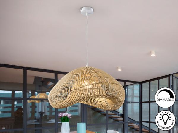 SABAH - LAMPARA RATAN NATURAL 55CM - SCHULLER