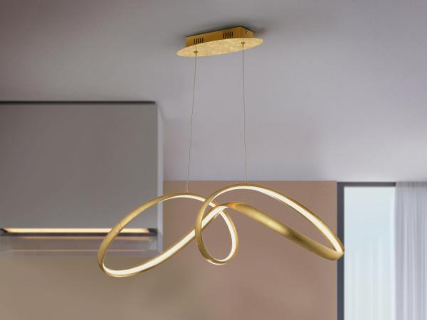 Lámpara colgante Lia Schuller - Pan de oro luz LED