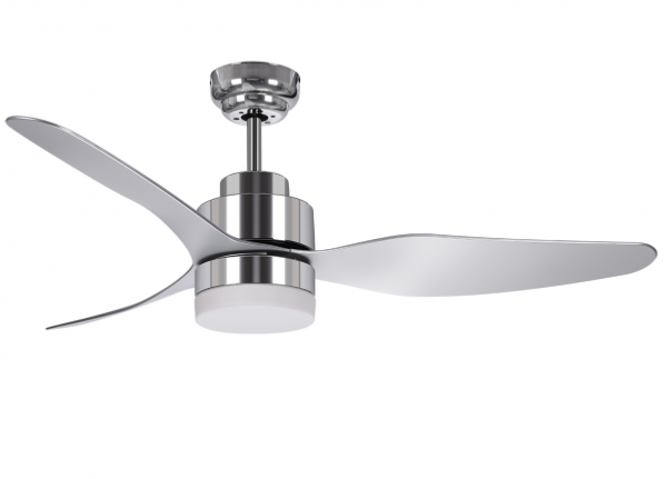 Ventilador Aspro Cromo Fabrilamp motor DC. 116,8cm.Ø