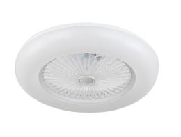 Ventilador PERI Blanco - Fabrilamp. Ø55cm Luz LED