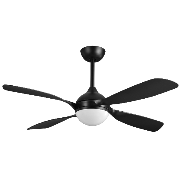 Ventilador Livorno Negro Fabrilamp - Motor DC Ø132cm