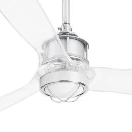 Ventilador Justfan FARO transparente 128cm.Ø + Kit de luz.