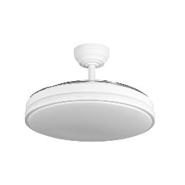 Ventilador RELAMPAGO Blanco Abrila 3 aspas Motor DC Ø48-107cm