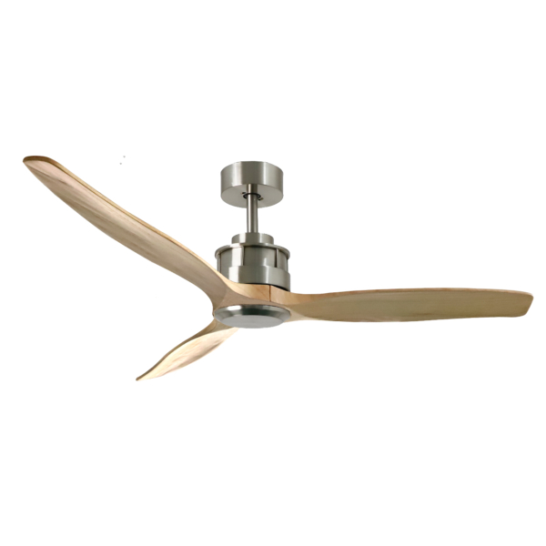 Ventilador CORON Niquel Pino Sunaca - Motor DC 132cm Ø.