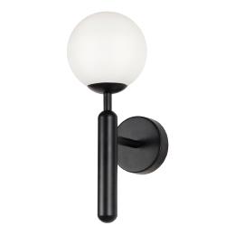 Aplique FICUS negro bola opal 1 x 28w g-9 - ALEMAR
