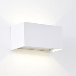 Aplique exterior DAVOS Doble Blanco Arena Mantra - Luz LED 