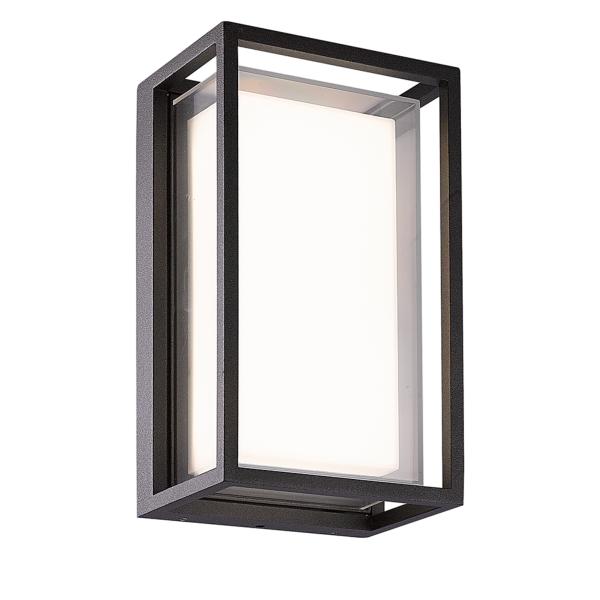 Aplique exterior CHAMONIX Gris Oscuro Mantra - Luz LED 