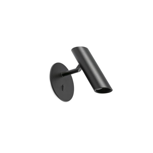 Aplique LEO Proyector con interruptor negro LED Faro 