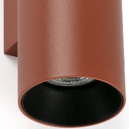 Aplique pared STAN 2 luces terracota Faro Barcelona