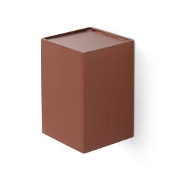 Aplique LUNE cuadrado terracota Faro