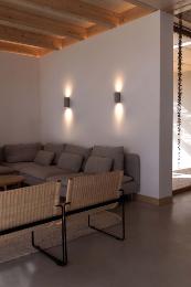 Aplique SOLE 2 Luces redondo gris Faro Barcelona 