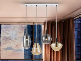 NARA- LAMPARA 4L CROMO - ILUMINACION i3 By SCHULLER