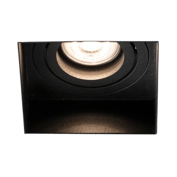 Empotrable techo HYDE SQ negro orientable sin marco Faro