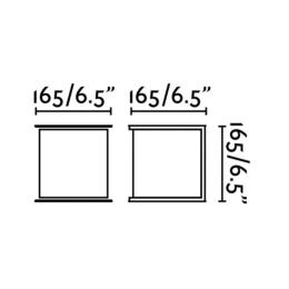 Aplique exterior KUBICK gris Faro Barcelona