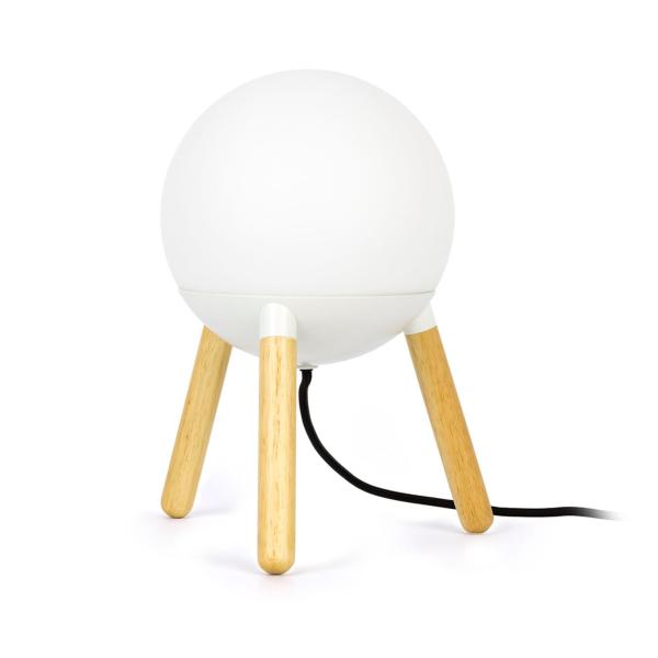 Sobremesa MINE GLASS blanca madera Faro