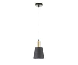 i3-GISELA-COLGANTE 1L NEGRO-LATON - ILUMINACION i3 By SCHULLER