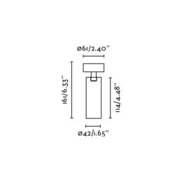 Proyector STAN SLIM blanco Faro Barcelona 