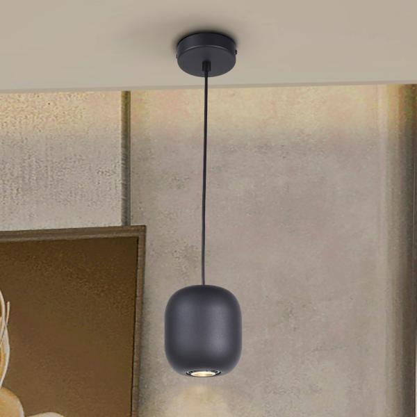 NIMES LAMPARA 1L NEGRO - ILUMINACION i3 By SCHULLER