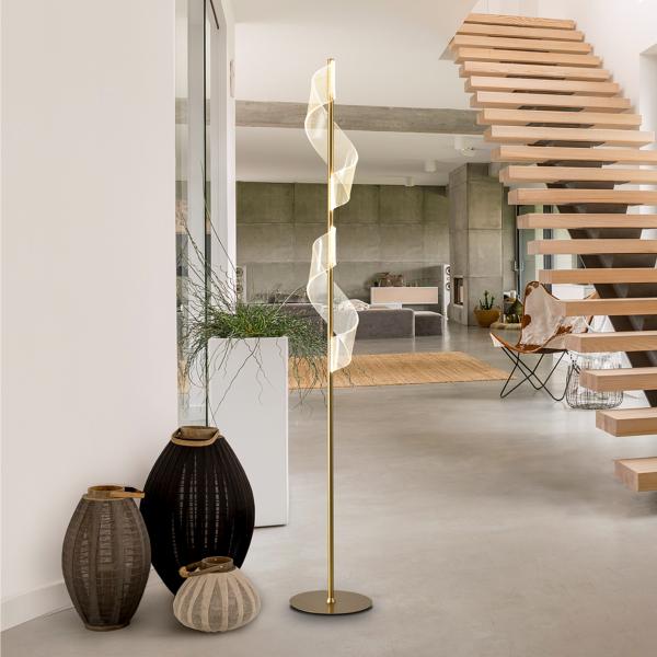 VELAS PIE SALON LED, ORO - SCHULLER