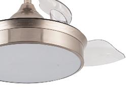 Ventilador CALA Níquel - Fabrilamp. Motor DC Ø41cm