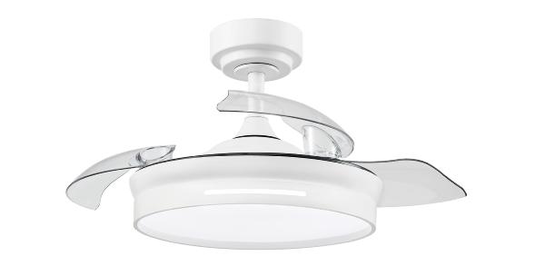 Ventilador MICENAS Mini Blanco Fabrilamp - Motor DC Ø91cm