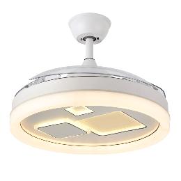 Ventilador JANDULA Blanco Fabrilamp - Motor DC Ø107cm