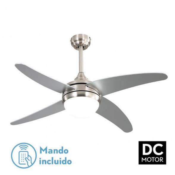 Ventilador KLOD Niquel - Fabrilamp  Motor DC Ø117cm