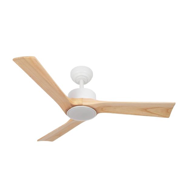 Ventilador Orinoco Blanco Haya Fabrilamp - Motor DC Ø107cm