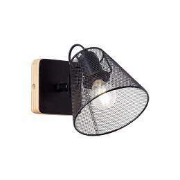 Aplique UTRECH negro 1 x 40w e-14 - ALEMAR