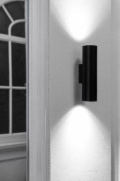 Aplique pared STAN 2 luces negro Faro Barcelona 