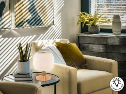 BALOON-SOBREMESA ORO/OPAL - SCHULLER