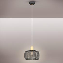 Colgante OSIRIS Negro - Schuller. Bombilla LED E27